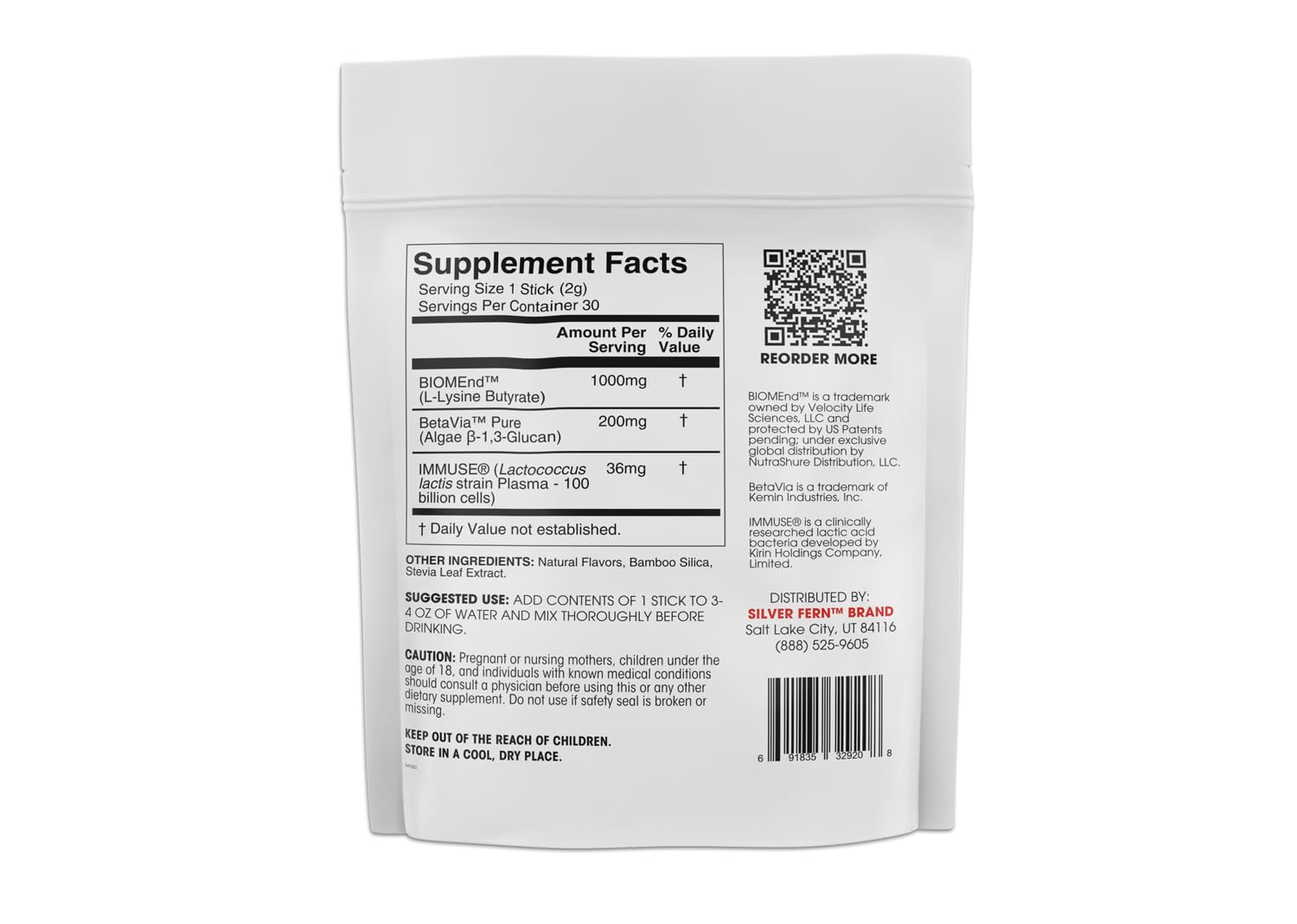 Silver Fern Brand Postbiotic+ Strawberry Lemonade Powder – Postbiotic Supplement with BIOMend™, BetaVia™, and Immuse® – Supports The Digestive System Silver Fern buy supplements canada