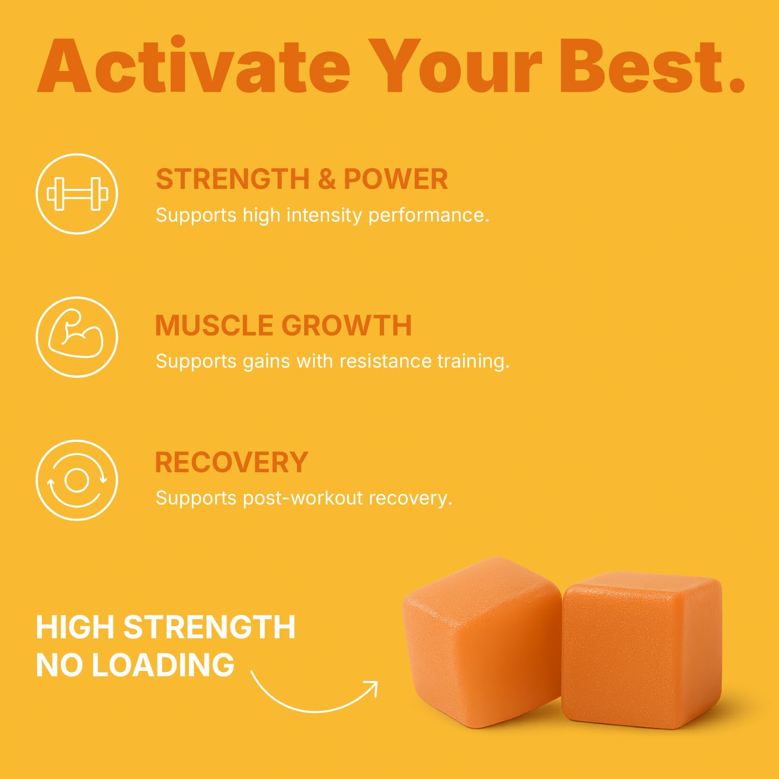 JOHN RAMBO Creatine Monohydrate Gummies – 3600mg Real Creatine Per Serving – Transparent Label, Refreshing Orange Flavor, Lab-Tested Muscle & Strength Supplement JOHN RAMBO buy supplements canada