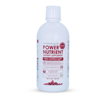 Rawleigh Power Nutrient: 32 fl oz for 1 Month - Cranberry Flavor, Daily Multivitamin Liquid Supplement for Men, Women with VIT. A - zinc & 70 Colloidal Trace Minerals, Vegetarian-Friendly, GMO Free Rawleigh buy supplements canada