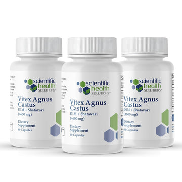 Scientific Health Solutions Vitex + DIM + Shatavari Hormone Balance Supplement – PMS, Menopause & Cycle Support for Women – Adaptogenic Complex with Maca, Ashwagandha, Dandelion – Vegan (3-Pack) Scientific Health Solutions buy supplements canada