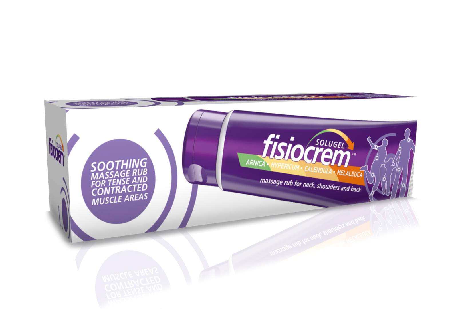 Fisiocrem Solugel Arnica Cream - Arnica Montana & Calendula Cream for Muscle Massage, Muscle Rub for Neck, Shoulders and Back - 250ml Fisiocrem buy supplements canada