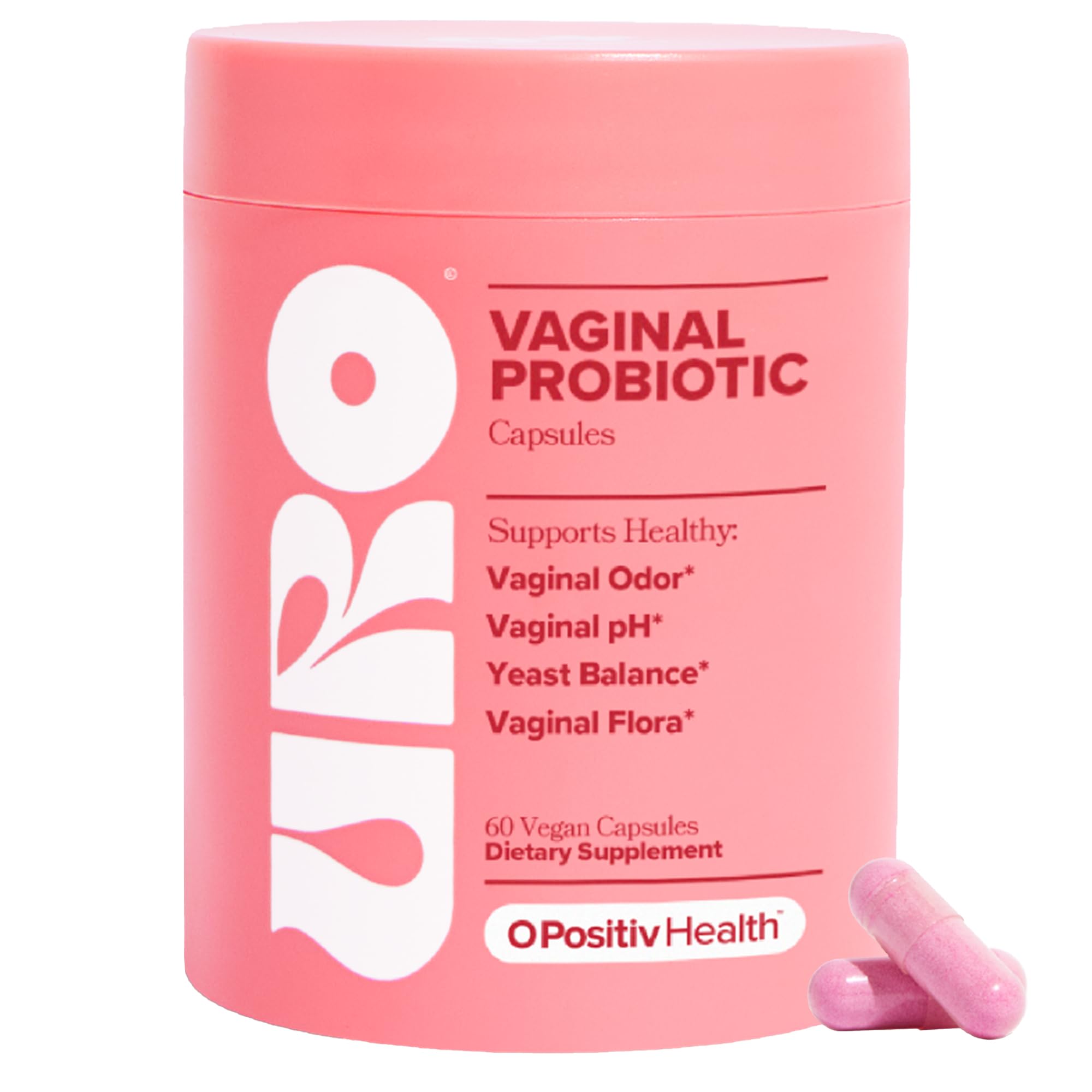URO Vaginal Probiotics for Women pH Balance with Prebiotics & Lactobacillus Probiotic Blend O Positiv buy supplements canada