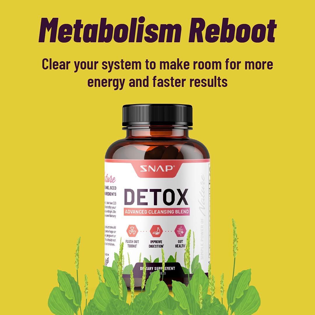 Snap Supplements Detox Cleanse Capsules - Advanced Blend for Full Body Detox & Cleans Snap Supplements buy supplements canada