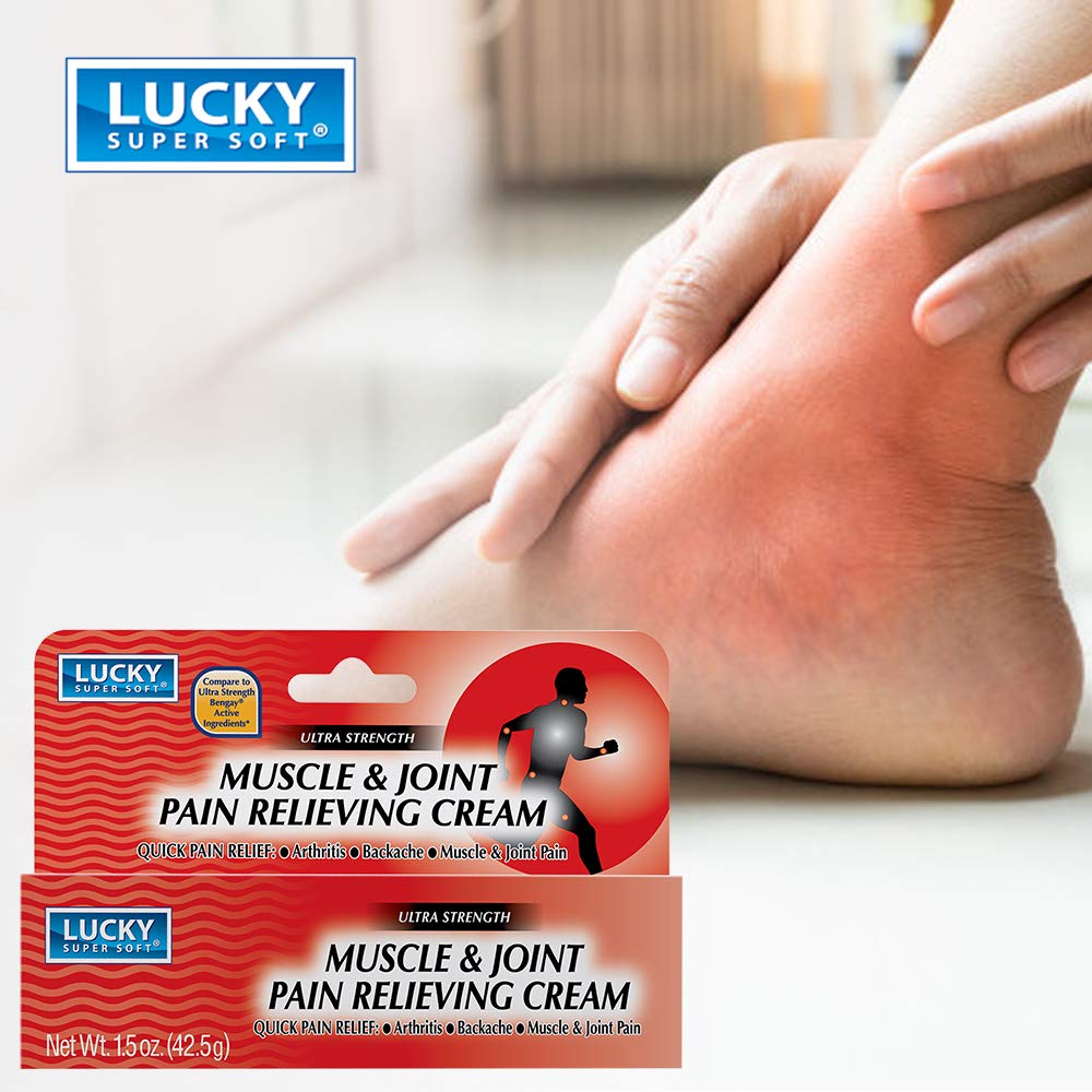 Lucky Super Soft Muscle & Joint Pain Relieving Cream, 1.5 Ounce Lucky Super Soft buy supplements canada