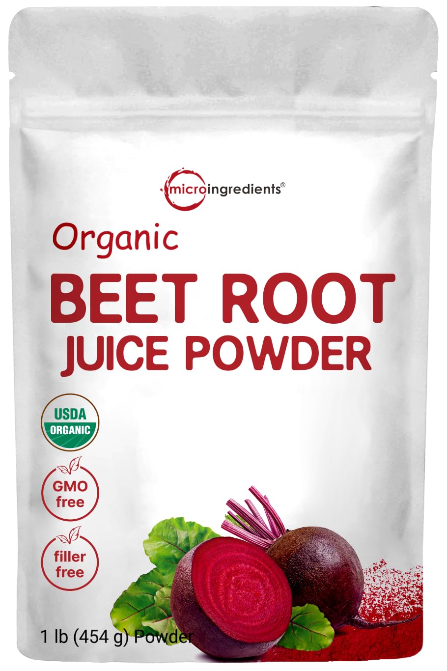 Micro Ingredients Organic Beet Root Powder, 1 Pound, Cold Pressed and Water Soluble Micro Ingredients buy supplements canada