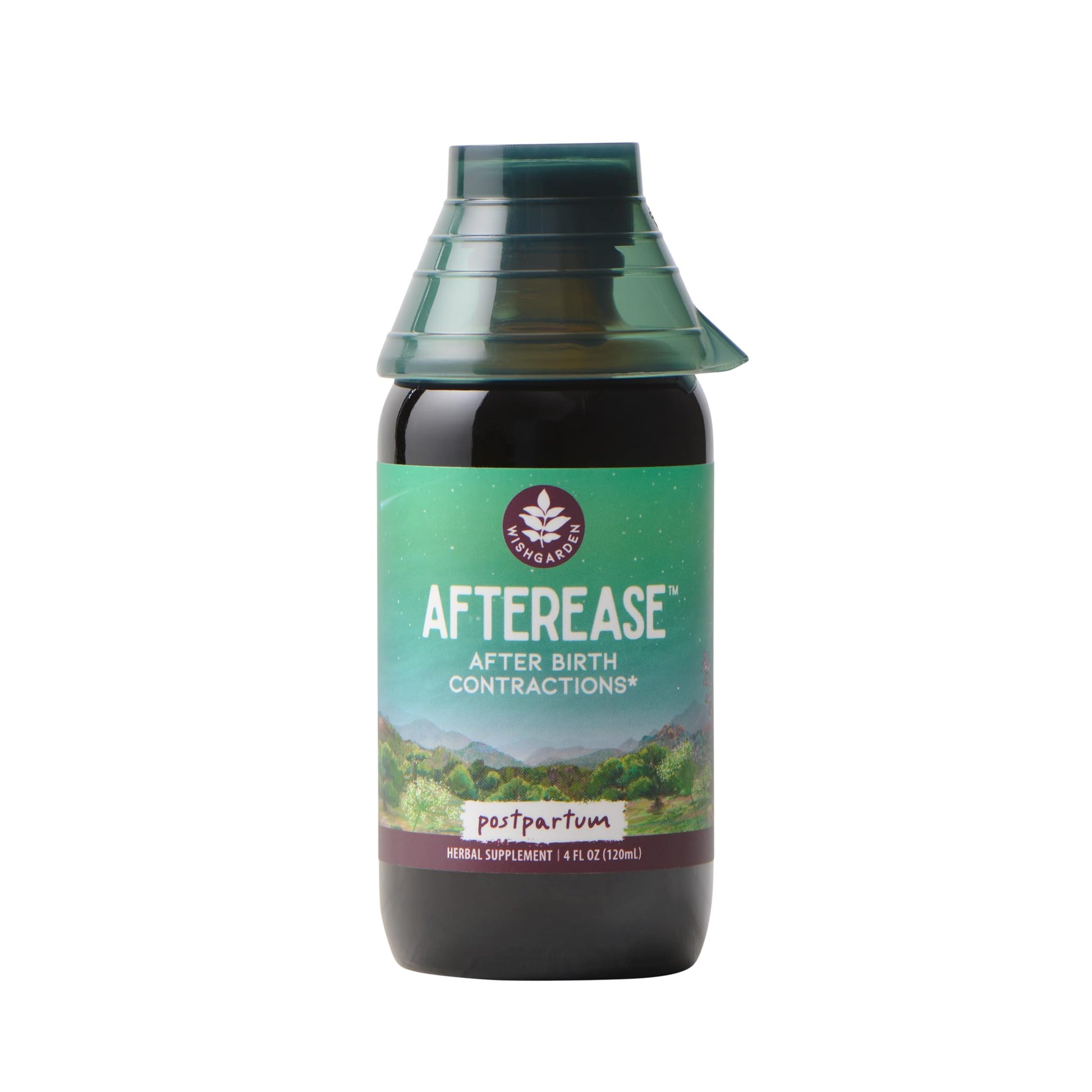 WishGarden Herbs AfterEase Drops for Postpartum Cramps & After-Birth Contractions – Liquid Herbal Supplement – Women's Postpartum Essential – 4 oz WishGarden buy supplements canada