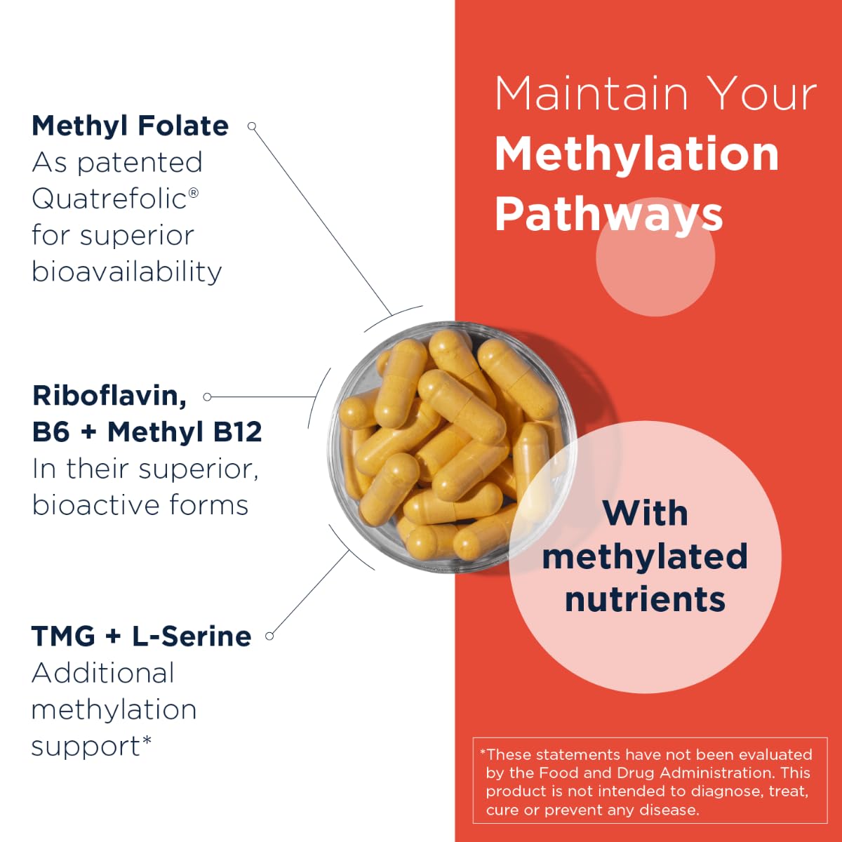 Designs for Health Homocysteine Supreme - Methylated Multivitamin of B Vitamins with Riboflavin, B6, B12, Folate, L-Serine & TMG for Brain Support & Healthy Inflammatory Response (120 Caps) Designs for Health buy supplements canada