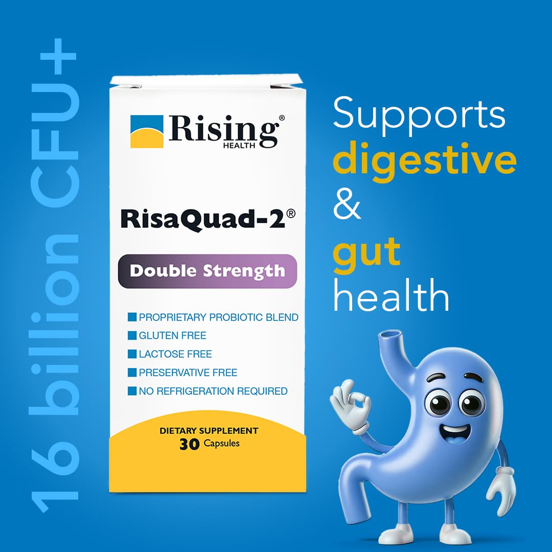 Rising Risaquad-2 Probiotic Dietary Supplement -375mg Pack of 30 Capsules Rising buy supplements canada