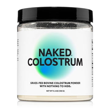 NAKED Colostrum Powder – 100% Grass-Fed Bovine Colostrum Supplement from US Farms | Tested at 20%+ IgG | Gut Health, Immunity, Recovery & Skin Support - 150 Servings NAKED buy supplements canada