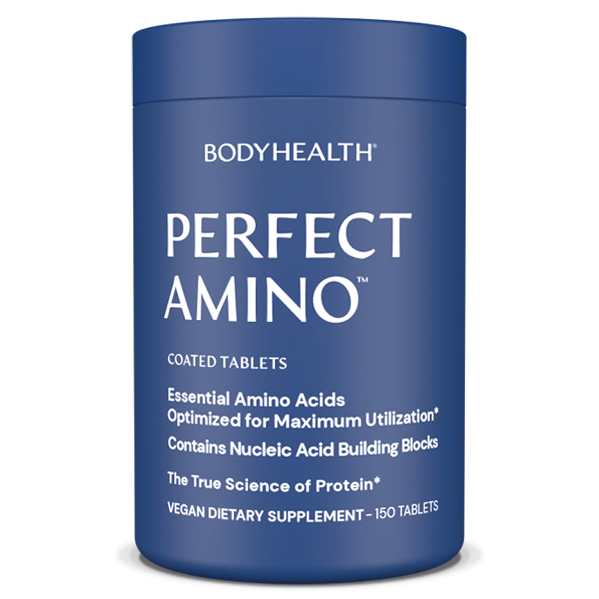 BodyHealth PerfectAmino (150 ct) Easy to Swallow Tablets, Essential Amino Acids Supplement with BCAAs, Vegan Protein for Pre/Post Workout & Muscle Recovery with Lysine BodyHealth buy supplements canada