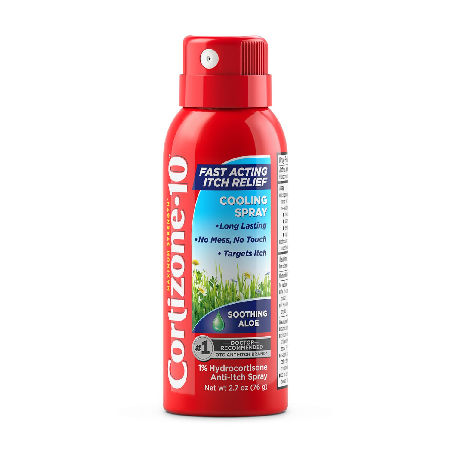 Cortizone 10 Maximum Strength Soothing Aloe Itch Relief Cooling Spray, 1% Hydrocortisone, Fast-Acting, Anti-Itch Spray for Bug Bites, Rash, Eczema, Psoriasis, Poison Ivy, Oak, Sumac, 2.7 oz Cortizone 10 buy supplements canada