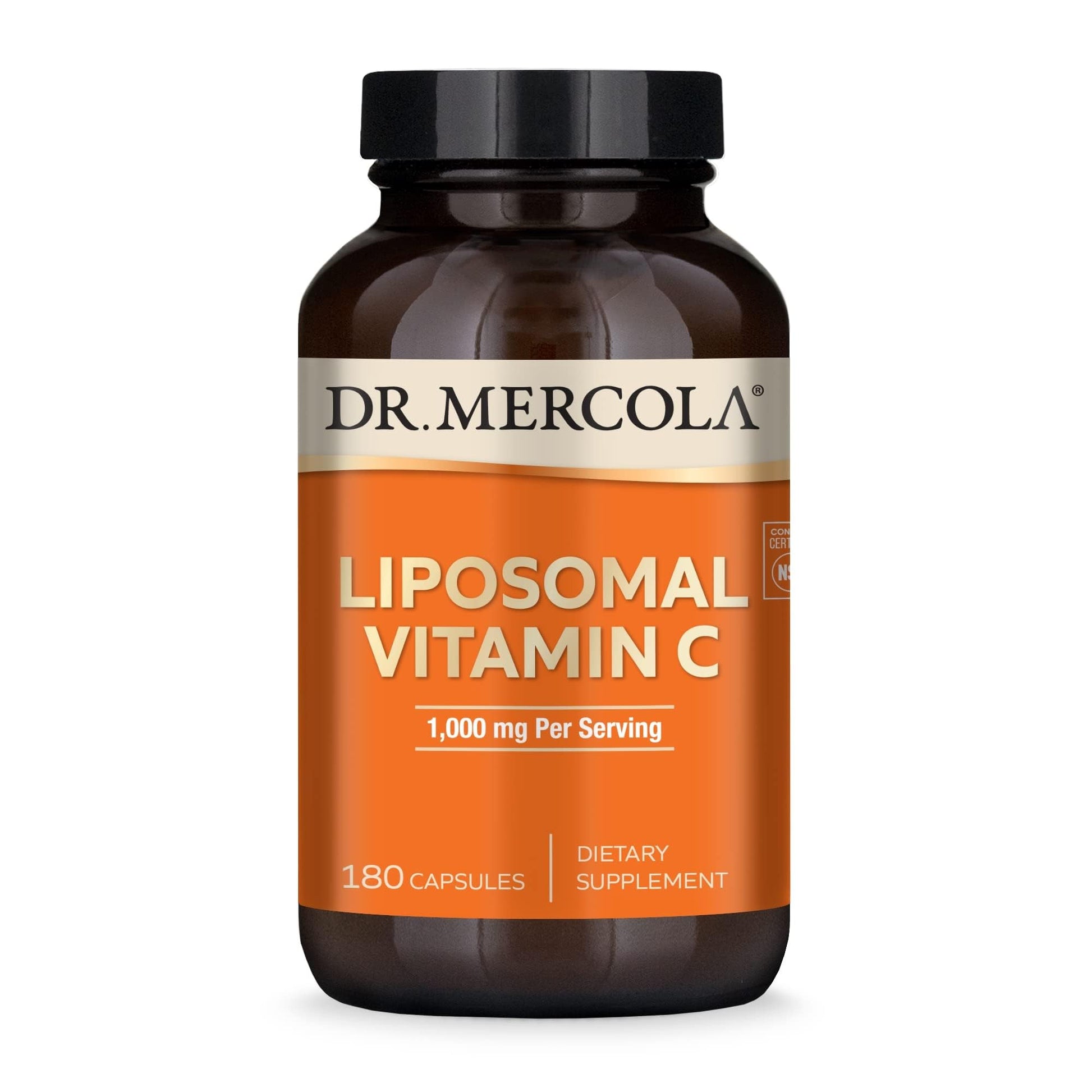 Dr. Mercola Liposomal Vitamin C - Brain, Heart, Eye & Immune Support - Provides 1,000 mg of Bioavailable Vitamin C - Non-GMO, Gluten-Free & Soy-Free Dr. Mercola buy supplements canada