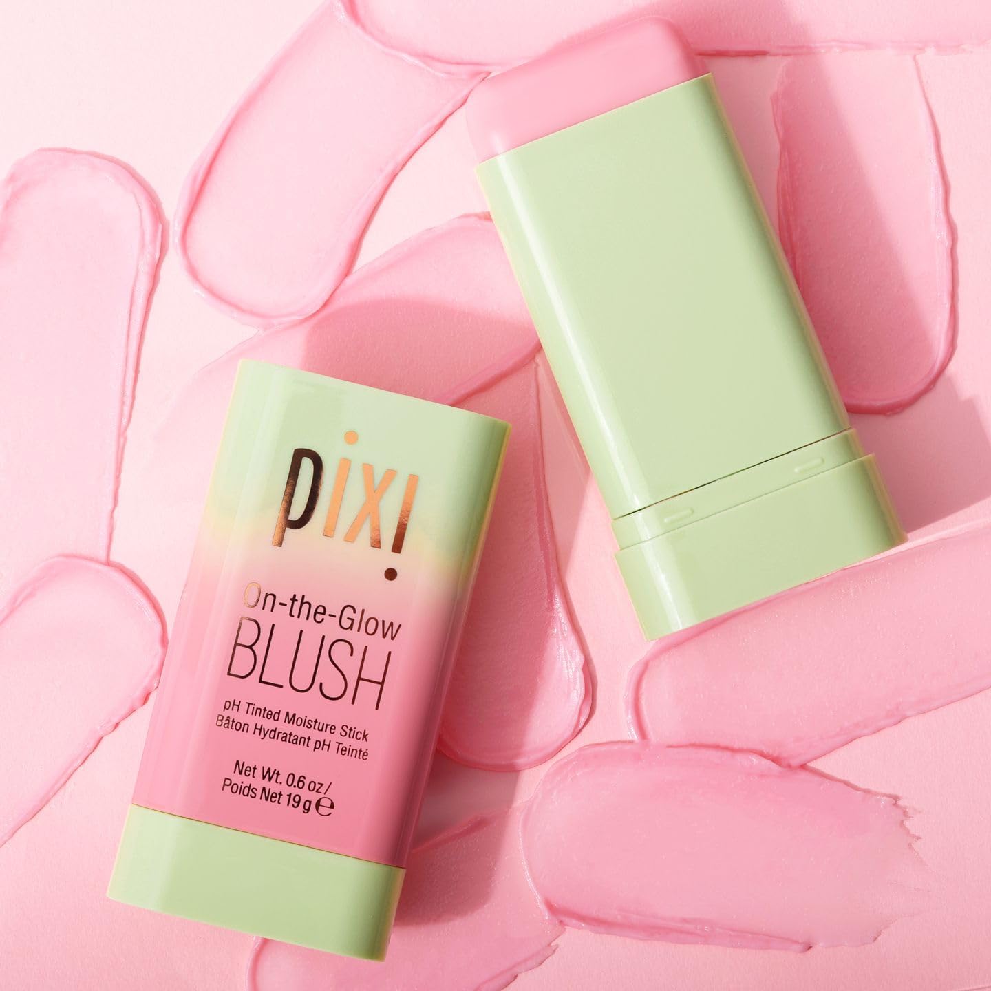 Pixi On-the-Glow Blush Stick in CheekTone, pH Reactive Hydrating Tinted Moisture Stick for Cheeks and Lips with Ginseng, Aloe Vera and Fruit Extracts, Twist-Up Design, Paraben-Free, 19g / 0.6 oz Pixi buy supplements canada