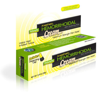 Natureplex Hemorrhoidal Cream 0.9 oz – Phenylephrine 0.25% & Pramoxine 1% Anesthetic Blend to Help Relieve Itching, Burning & Soreness - Made in USA Natureplex buy supplements canada