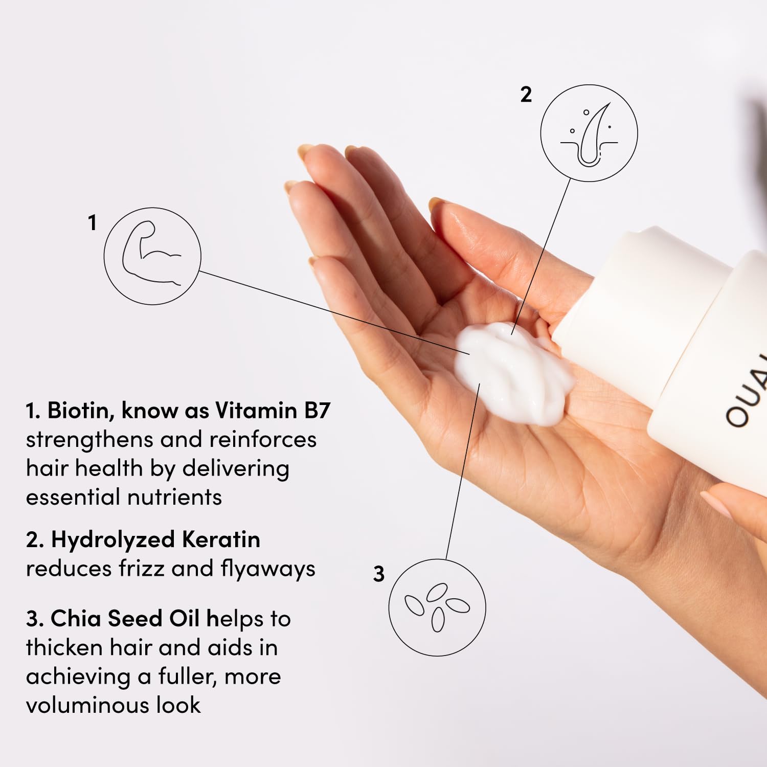 OUAI Fine Shampoo and Conditioner Set - Sulfate Free Shampoo and Conditioner for Women & Men - Made with Keratin, Marshmallow Root, Shea Butter & Avocado Oil - Free of Parabens & Phthalates (10 Fl Oz) OUAI buy supplements canada