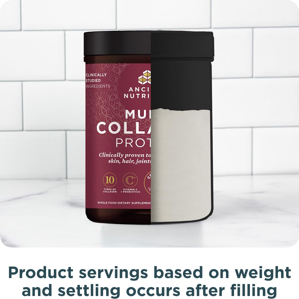 Ancient Nutrition Collagen Peptides Powder, Multi Collagen Protein, Women & Men, Vitamin C, Probiotics, Hydrolyzed Collagen Ancient Nutrition buy supplements canada