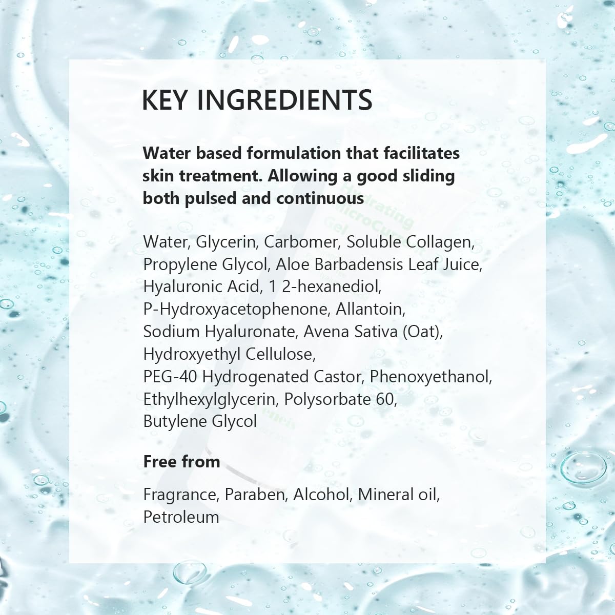 Oeneis Hydrating Microcurrent Conductive Gel, Fragrance-Free, Paraben-Free, Gel Primer with Hyaluronic Acid, Non-irritating Oeneis buy supplements canada