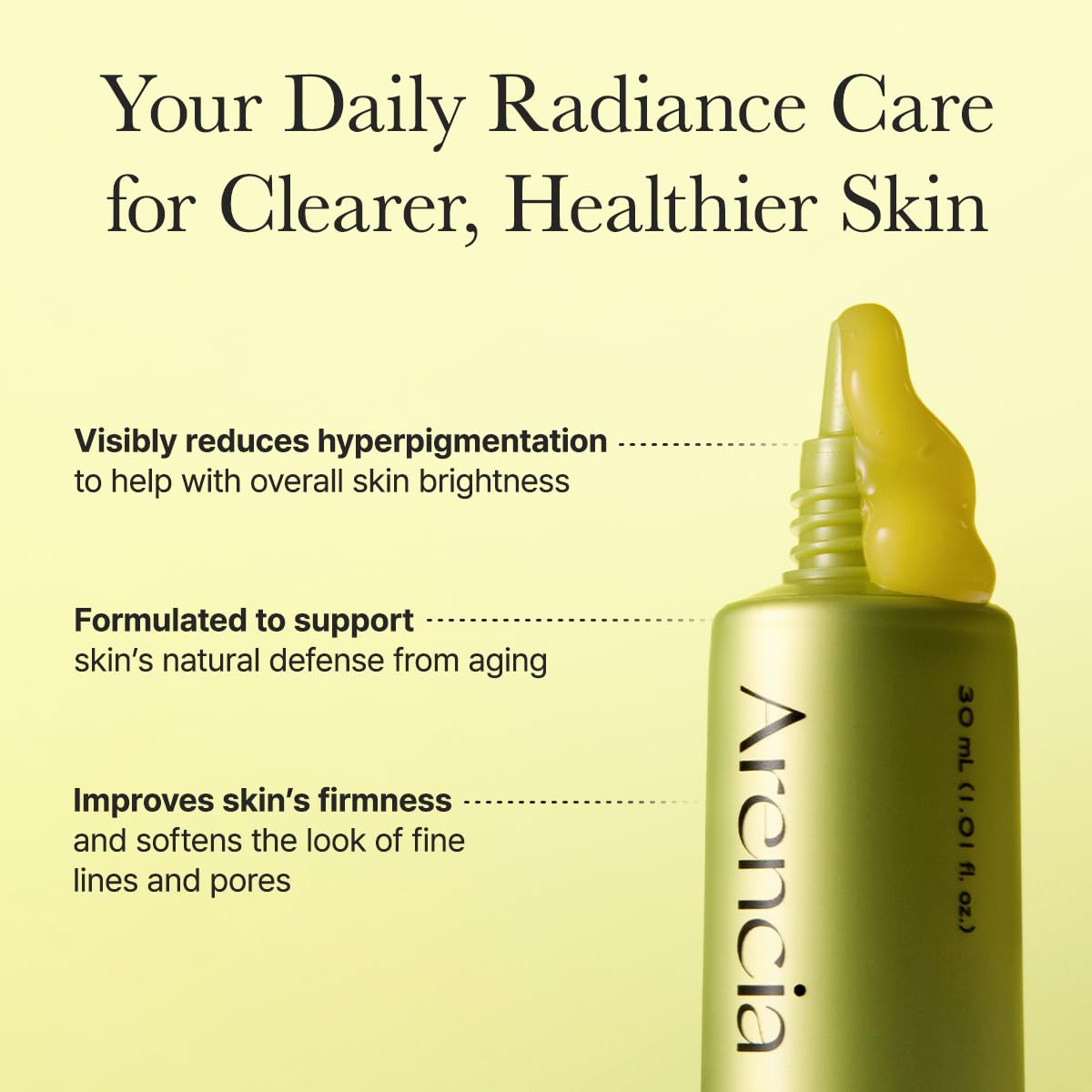 Arencia Vitamin C Booster Shot Serum with Glutathione, Niacinamide and Vitamin E for Dark Spot Care, Fine Lines & Wrinkles ARENCIA buy supplements canada