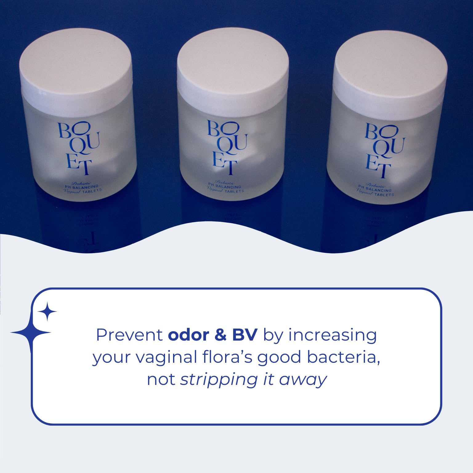 Boquet Vaginal Prebiotic Suppository- Relieve Odor, Prevent Bacterial Vaginosis, Balance pH Boquet buy supplements canada