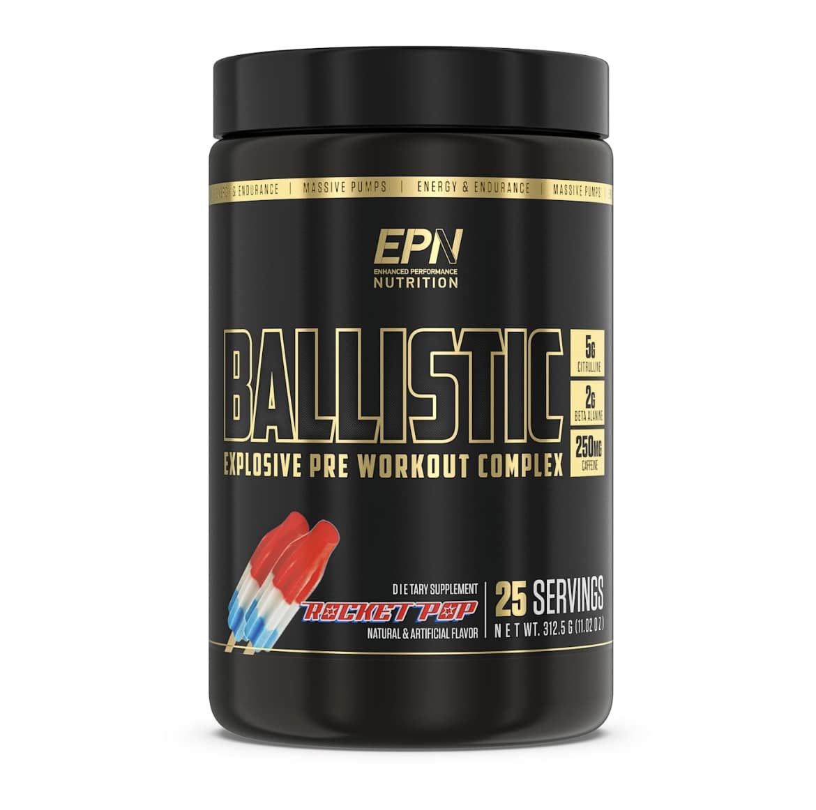 BALLISTIC Pre Workout | #1 New Pre Workout Powder w/ Nitric Oxide Booster, Electrolytes EPN Supplements buy supplements canada