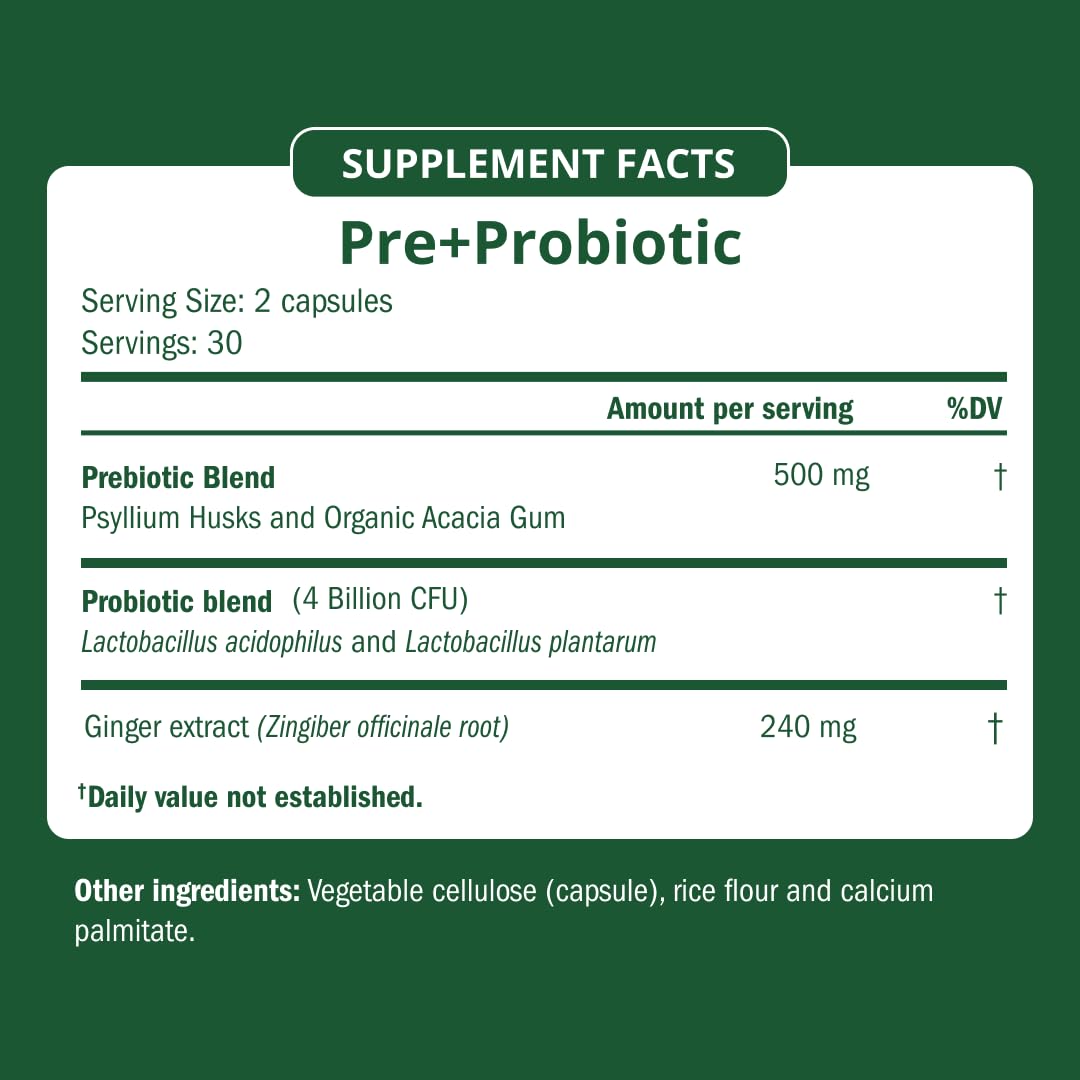 Semaine Super Powered Prebiotic + Probiotic for Women, Effective 3-in-1 Multi-Action Formula to Nourish Gut Health, Soothe IBS, Support Bloat Relief Semaine buy supplements canada