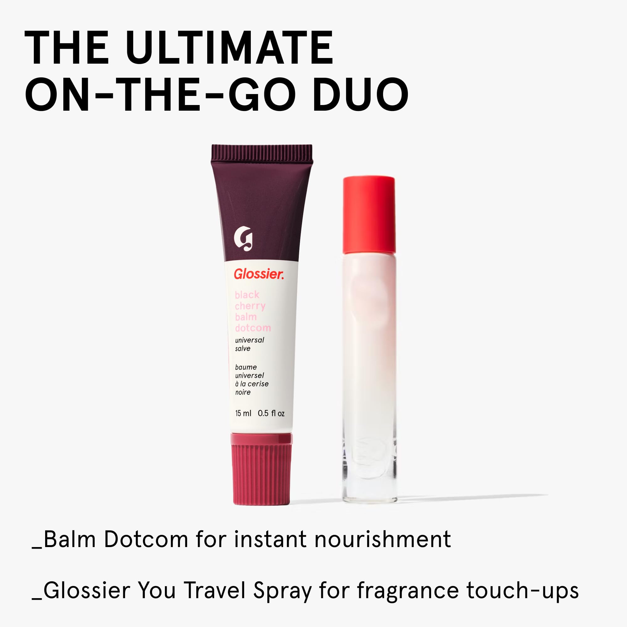 Glossier Balm Dotcom Hydrating Tinted Lip Balm - Universal Salve, Up to 12Hr Moisture for Dry Lips, Cuticles & Skin - Lanolin, Beeswax & Castor Oil - Black Cherry, Burgundy Tint, 15ml Glossier buy supplements canada