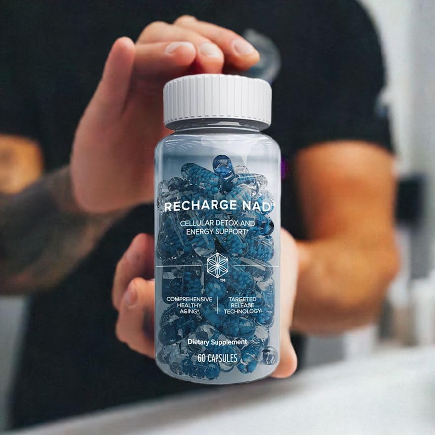 Isagenix Recharge NAD - Cellular Detox, Comprehensive Healthy Aging, and Energy Support - 1 Bottle - 60 ct Targeted Release Capsules Isagenix buy supplements canada