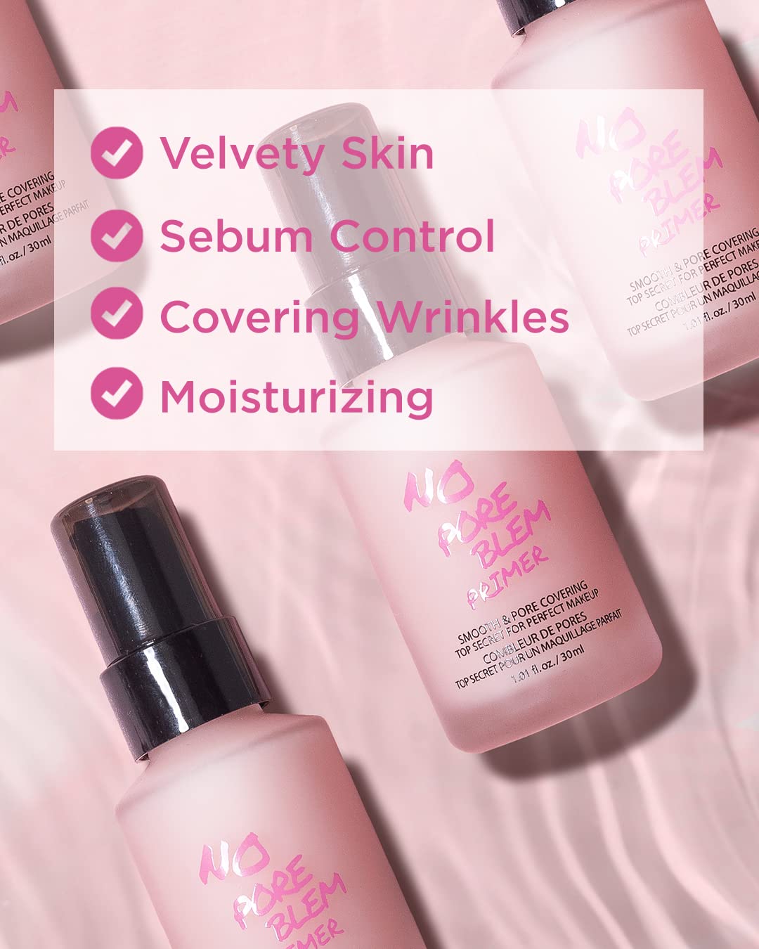 TOUCH IN SOL No Poreblem Primer – Pore Primer for Korean Makeup, Mattifying Primer for Oily Skin, Pore Eraser for Large Pores, Blurring Finish from K Beauty (1.01 fl.oz/30ml) Touch in Sol buy supplements canada