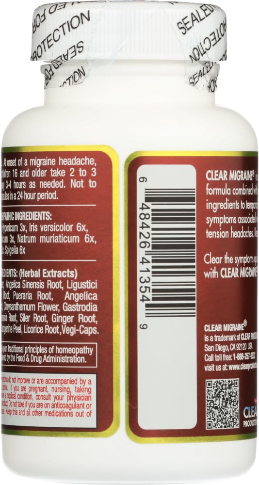 Clear Migraine Clear Products 60 Caps Gagaciso buy supplements canada
