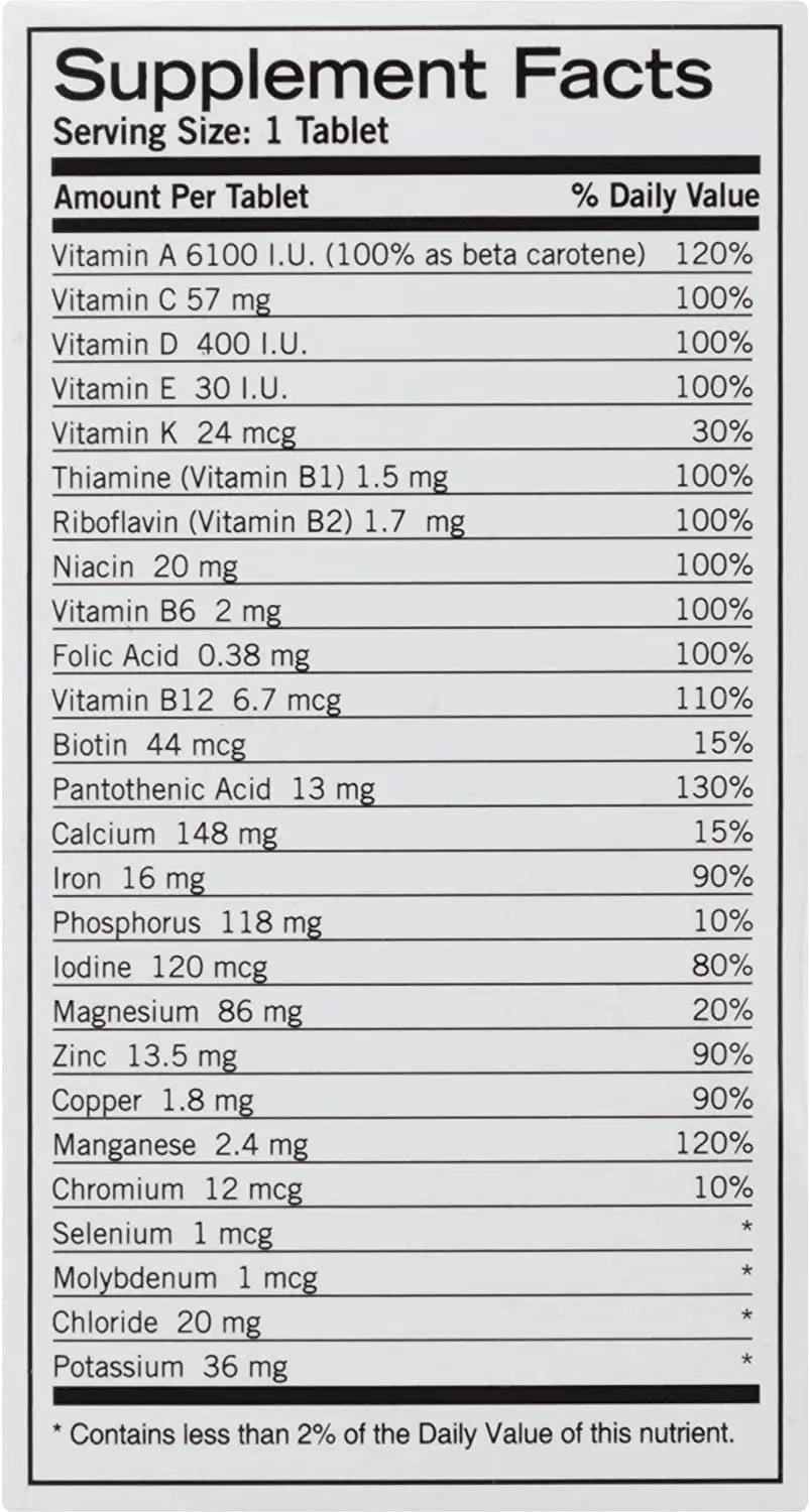 Geritol Complete Tablets, 100 Count (Pack of 3) Geritol buy supplements canada