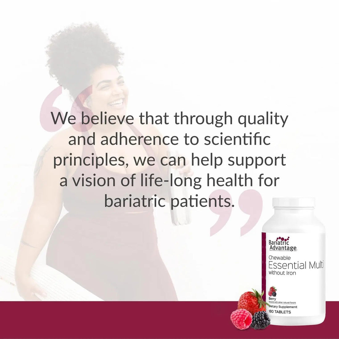 Bariatric Advantage Chewable Essential Multivitamin Without Iron - 200 DV of Key Nutrients - Trace Mineral Support Bariatric Advantage buy supplements canada