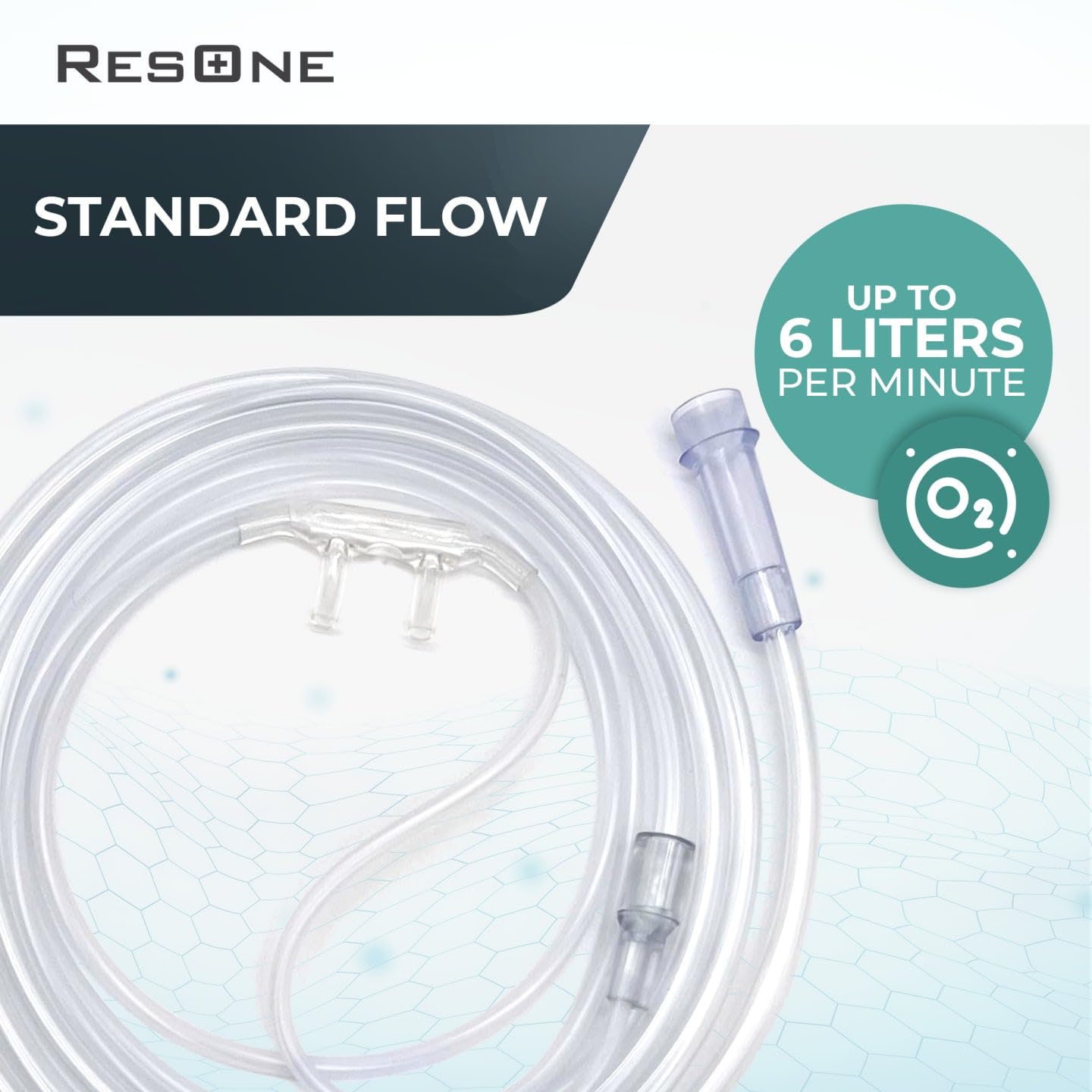 ResOne Soft Nasal Cannula 5-Pack - Oxygen Cannula, Curved Prongs, 4Ft Crush-Resistant Tubing ResOne buy supplements canada