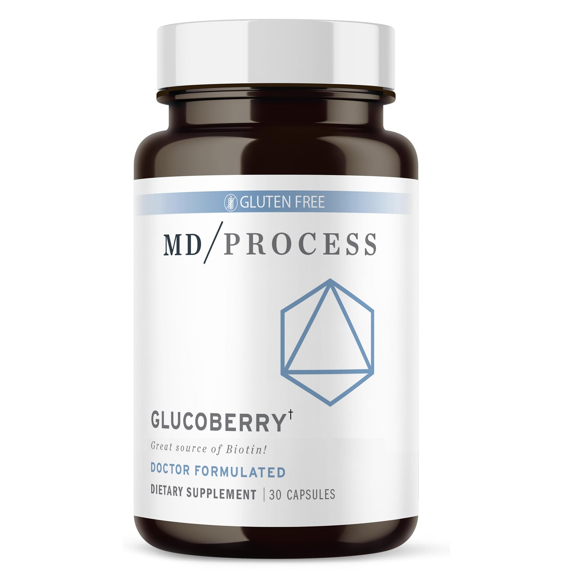 MD Process GlucoBerry Maqui Berry Extract with Chromium Picolinate for Blood Health Support - with Biotin and Gymnema Sylvestre - Doctor Formulated - 30 Capsules MD Process buy supplements canada