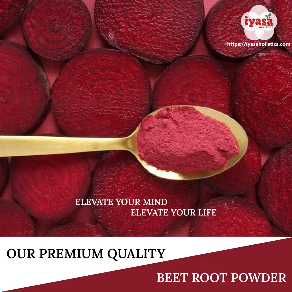 Iyasa Organic Beet Root Powder, Plant Based, Vegan, Gluten-Free, Beetroot Superfood Iyasa Holistics buy supplements canada
