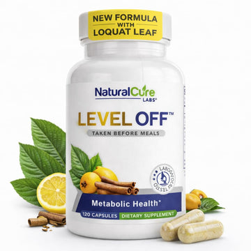 Natural Cure Labs Level Off Anti Spike Formula Glucose Supplement – Capsules for Metabolic Health, Helps Moderate Glucose Spikes, Vegan, Non-GMO, Gluten Free (120 Count (Pack of 1)) Natural Cure Labs buy supplements canada