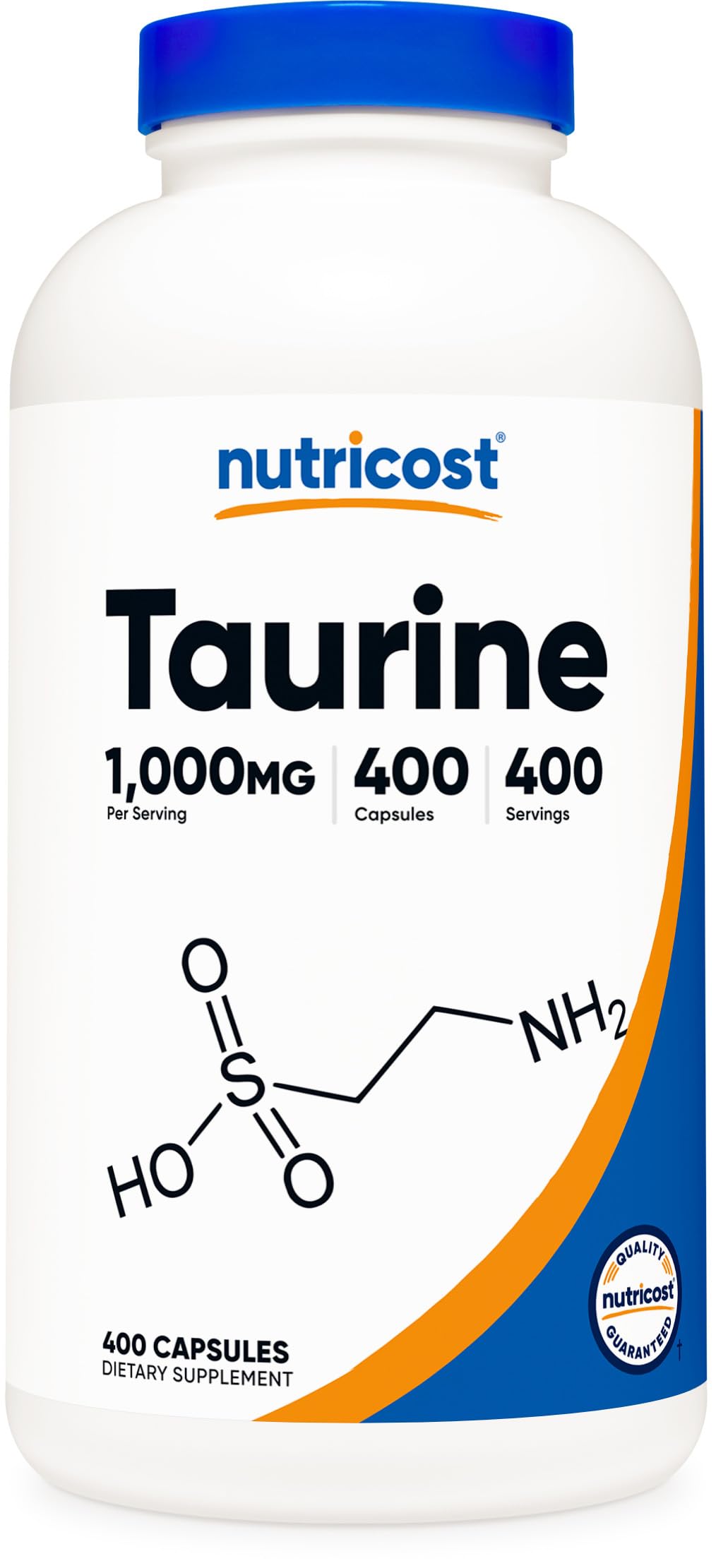 Nutricost Taurine 1000mg, 400 Capsules Nutricost buy supplements canada