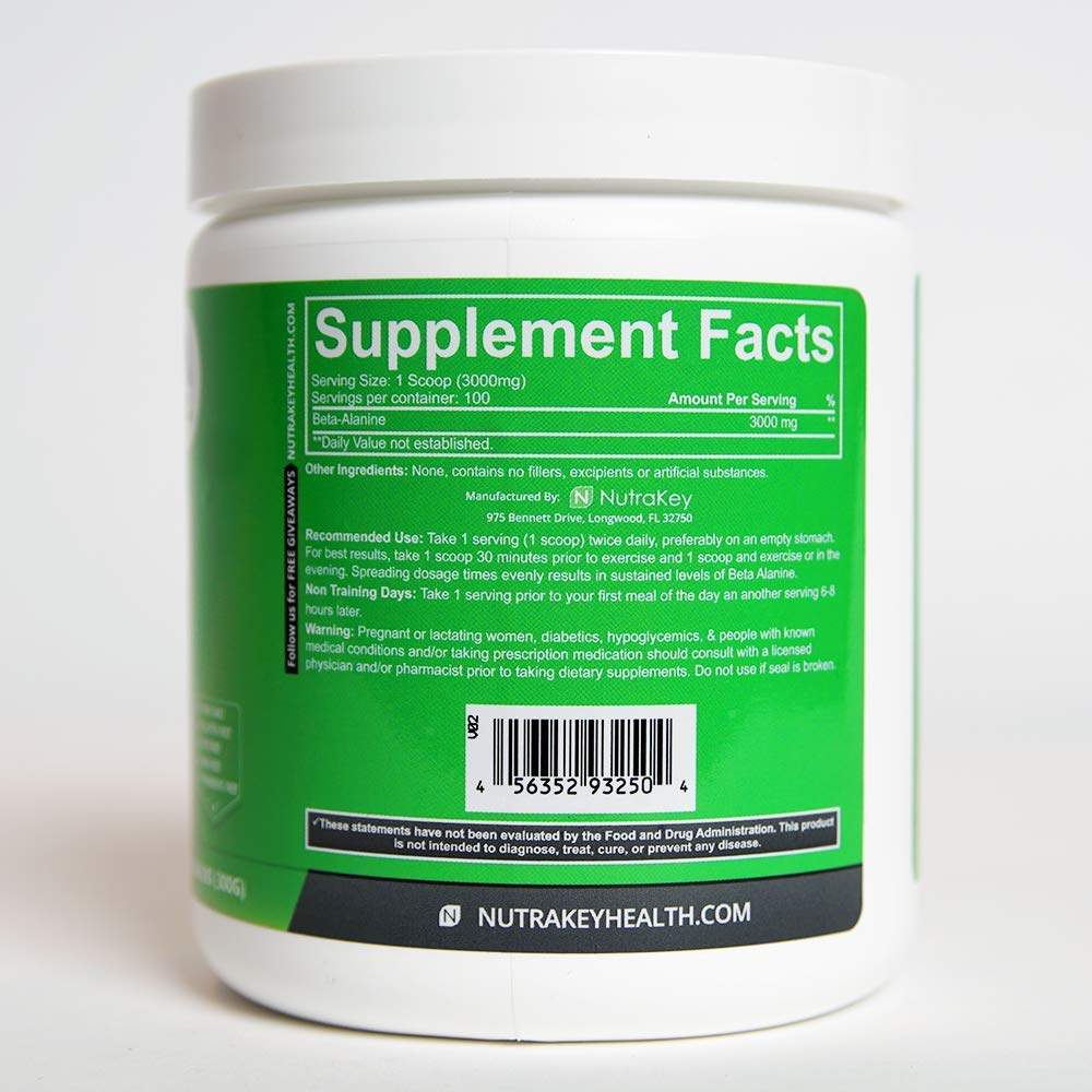 NutraKey Beta Alanine Powder NutraKey buy supplements canada