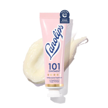 Lanolin 101 Multipurpose Ointment - Lanolin Lip Balm & Healing Ointment for Skin Barrier Repair - Moisturizer for Dry Lips, Cuticles & Elbows - No Petroleum Formula - Original Superbalm (0.52 oz) Lanolips buy supplements canada