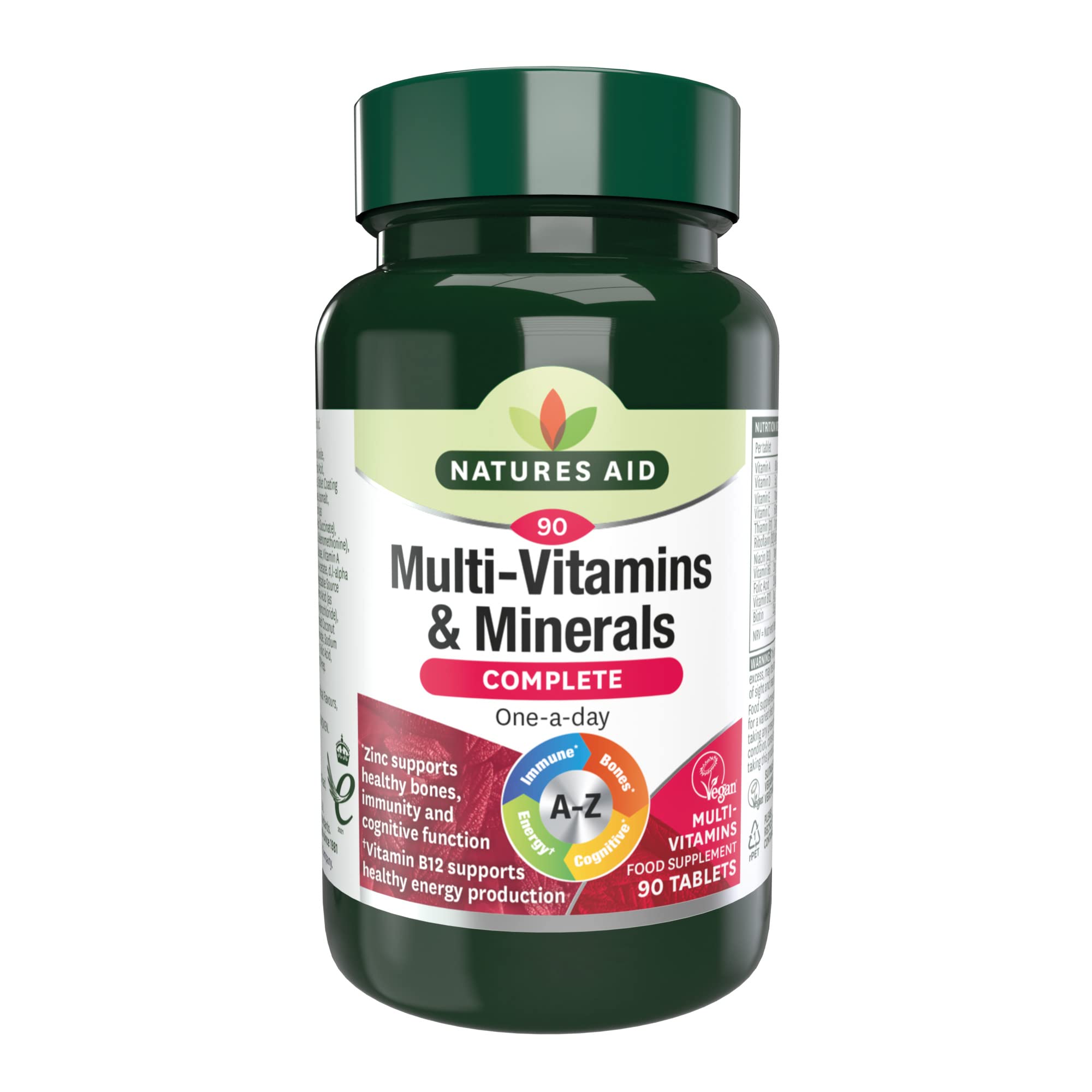 Natures Aid Multivitamins and Minerals, 90 Count (Pack of 1), (Packing may vary) natures aid buy supplements canada