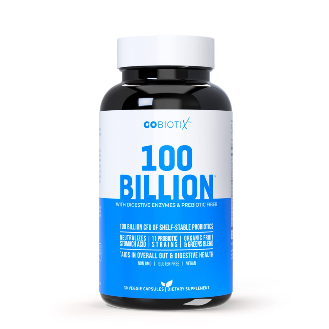 100 Billion - Probiotics and Prebiotics Supplement Pills - Digestive Enzymes and Prebiotic GOBIOTIX buy supplements canada