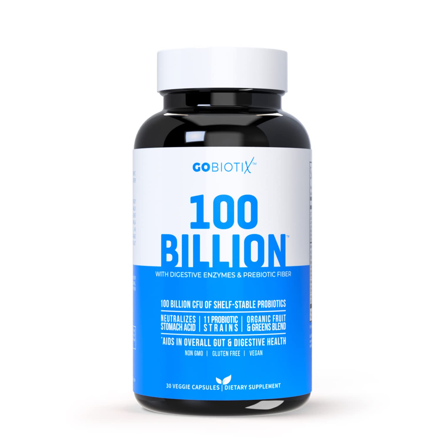 100 Billion - Probiotics and Prebiotics Supplement Pills - Digestive Enzymes and Prebiotic GOBIOTIX buy supplements canada