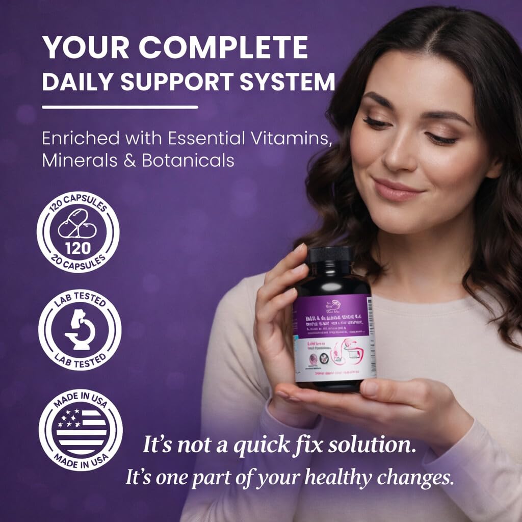 The Pink Bloom Myo & D-Chiro Inositol 40:1 Ratio – 120 Capsules | Myo Inositol Supplement for Women with Vitamin D, Ashwagandha, Folate & Zinc | Supplement for Hormone Balance & Ovarian Health The Pink Bloom buy supplements canada