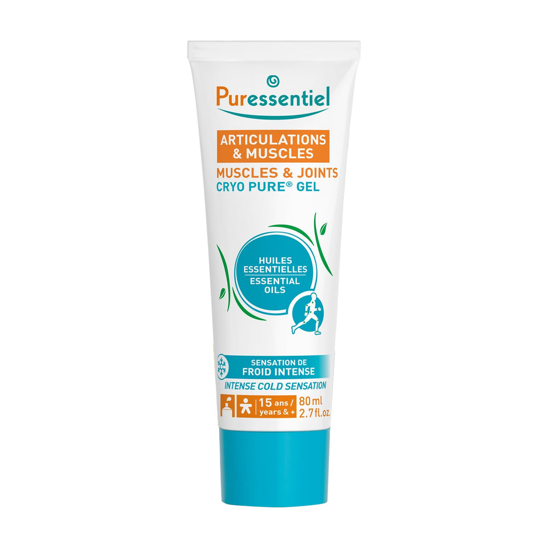 Puressentiel Muscles and Joints Cryo Pure Gel - Intense Cold Effect - Non-Sticky Formula with 14 Calming Essential Oils - Muscle Relaxer - 2.7 oz Puressentiel buy supplements canada