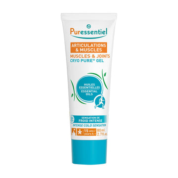 Puressentiel Muscles and Joints Cryo Pure Gel - Intense Cold Effect - Non-Sticky Formula with 14 Calming Essential Oils - Muscle Relaxer - 2.7 oz Puressentiel buy supplements canada