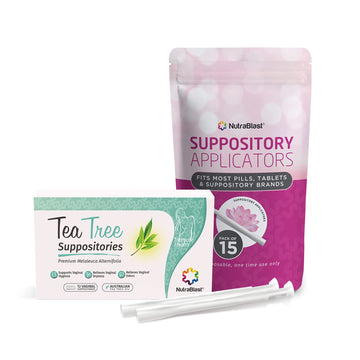 NutraBlast Tea Tree Oil Vaginal Suppositories w/Applicators NutraBlast buy supplements canada
