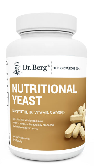 Dr. Berg Nutritional Yeast Tablets – Natural B12 Added - All 8 B Vitamin Complex – Organic Dr. Berg Nutritionals buy supplements canada