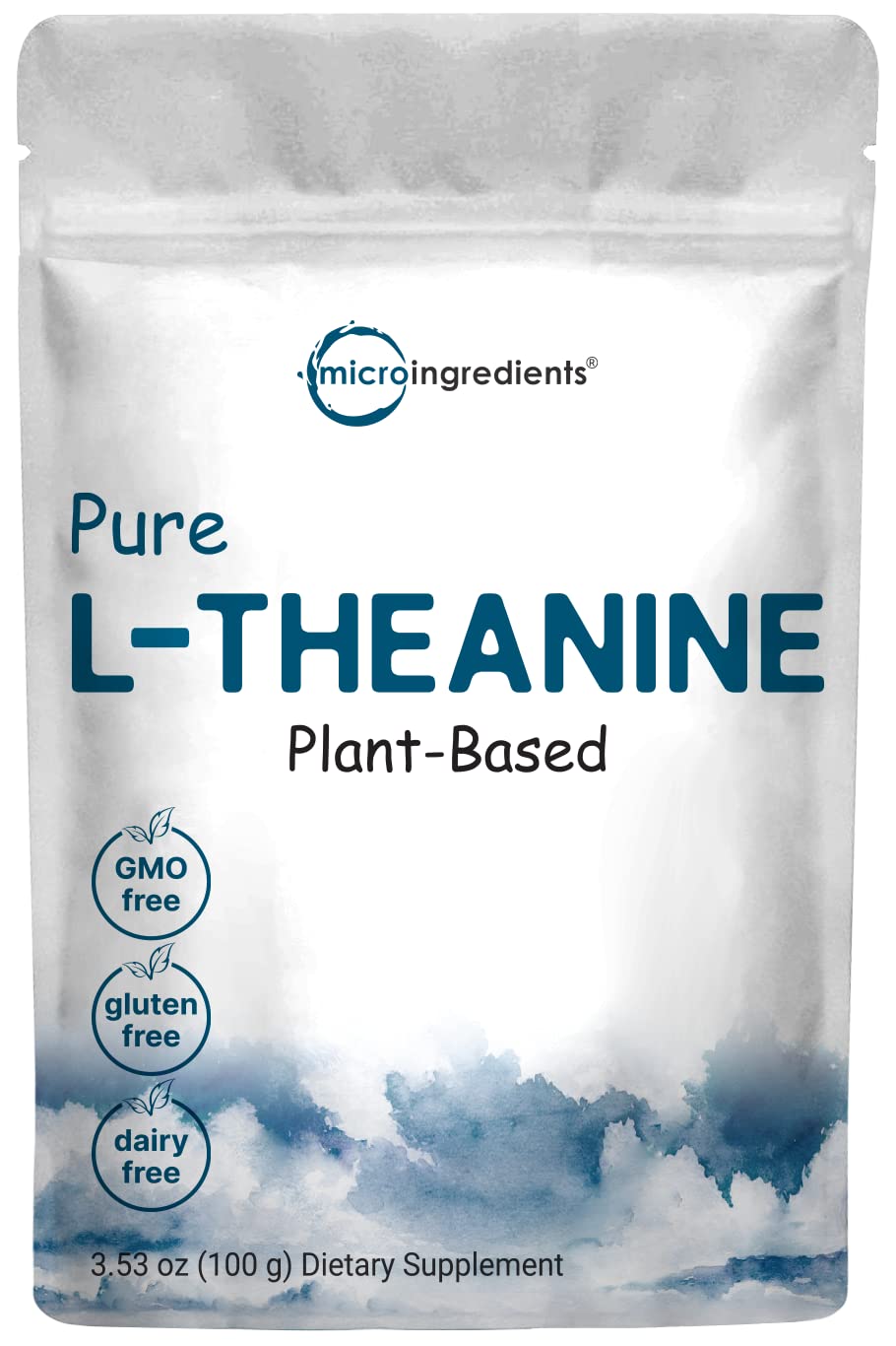 Pure L-Theanine Powder, 100 Grams (1 Year Supply), Filler Free, No GMOs and Vegan Micro Ingredients buy supplements canada