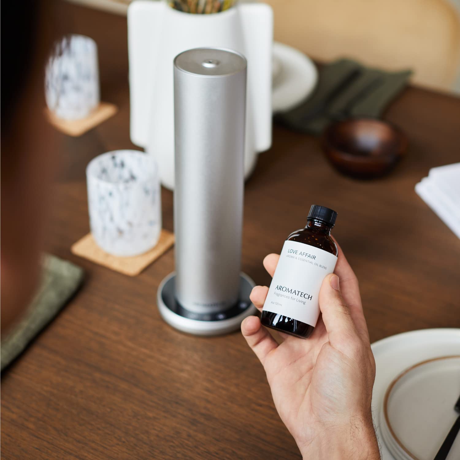 AromaTech Love Affair Aroma Essential Oil Blend, Pure Aromatherapy Diffuser Oil with Jasmine AromaTech buy supplements canada