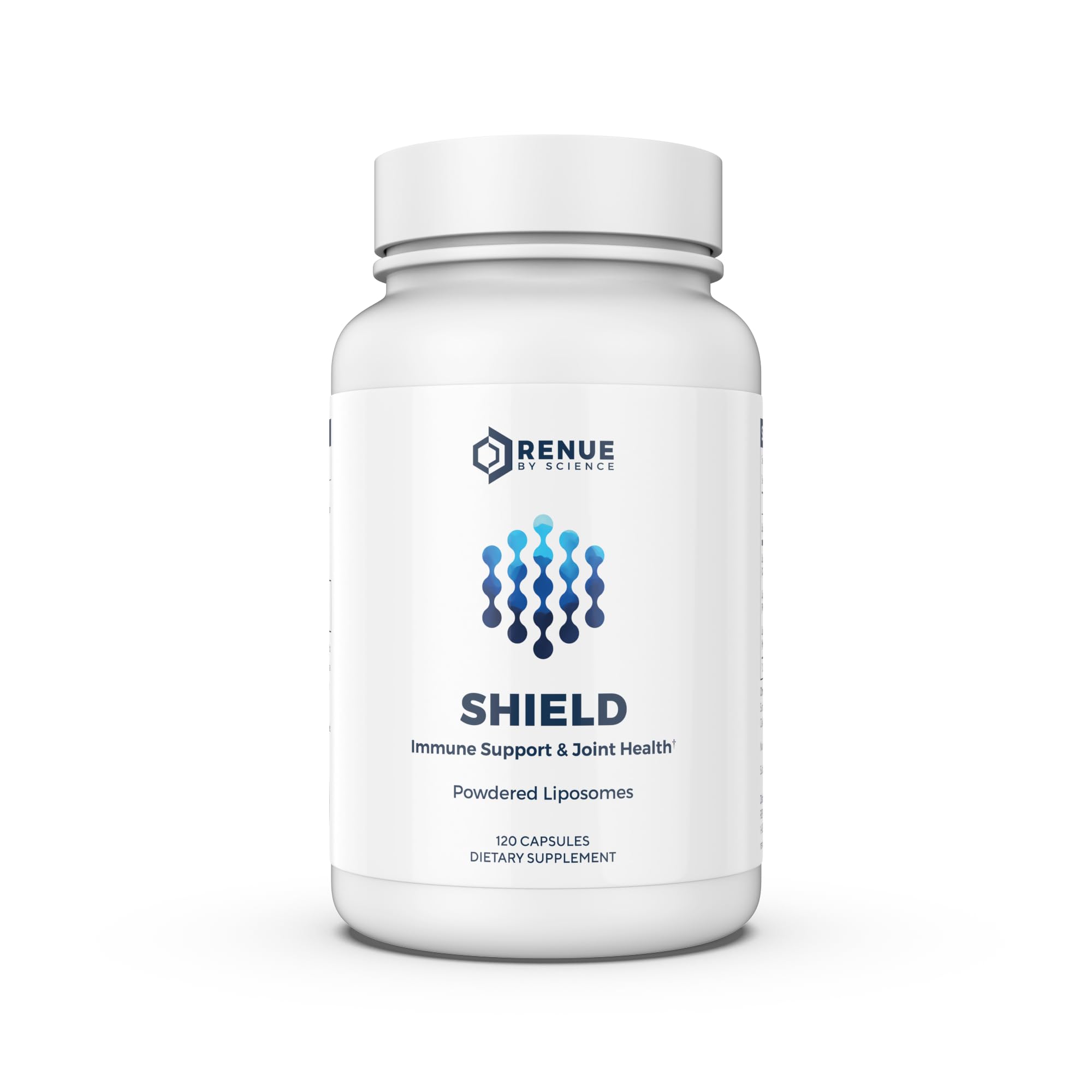 Renue By Science Shield | Liposomal Vitamin C CaAKG P.E.A Hyaluronic Acid Supplement | 120 Capsules with Vitamin C (500mg) CA AKG (150mg) Palmitoylethanolamide (75mg) HLA (75mg) | Made in The USA Renue By Science buy supplements canada