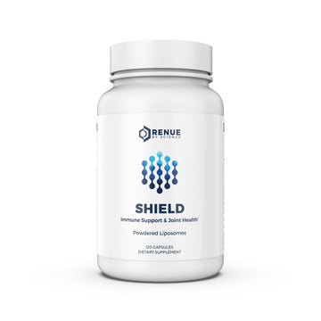 Renue By Science Shield | Liposomal Vitamin C CaAKG P.E.A Hyaluronic Acid Supplement | 120 Capsules with Vitamin C (500mg) CA AKG (150mg) Palmitoylethanolamide (75mg) HLA (75mg) | Made in The USA Renue By Science buy supplements canada